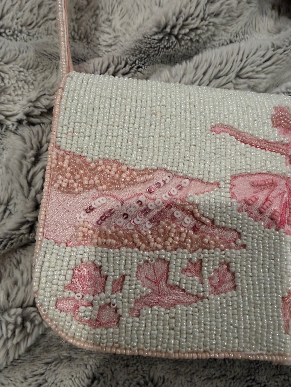 Viral TikTok Pink Beaded Ballerina Shoulder Bag - Picture 2 of 8